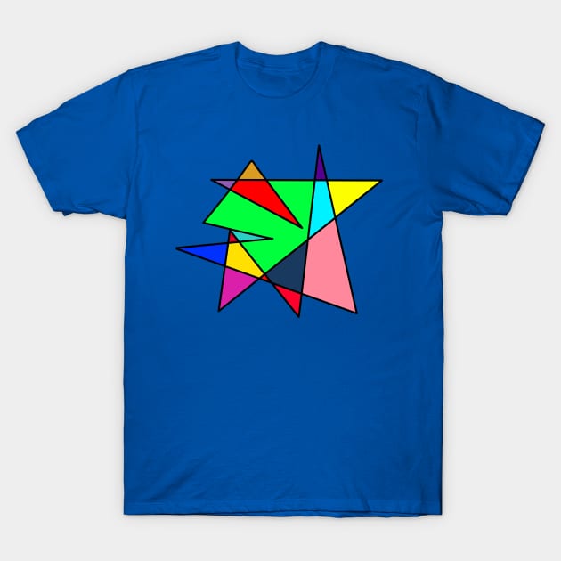 Triangles Design T-Shirt by Mako Design 